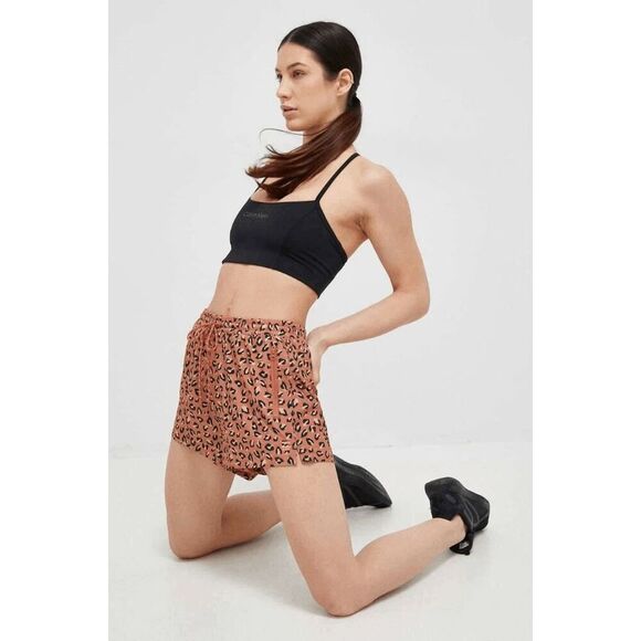 Billabong Adventure Division Orange Black Cheetah Print Active Shorts Large NWT - Picture 9 of 10